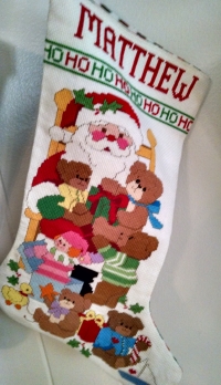 Matthew's Christmas stocking