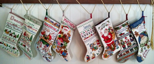 8 Christmas stockings