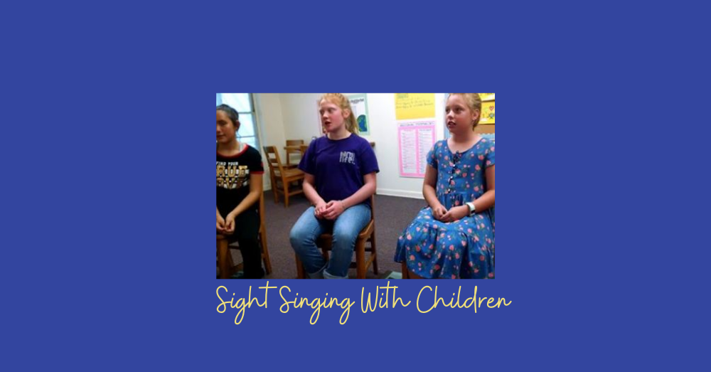 Sight Singing With Children