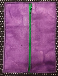 Fidget Zipper pouch closed