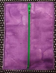 Fidget Zipper pouch closed